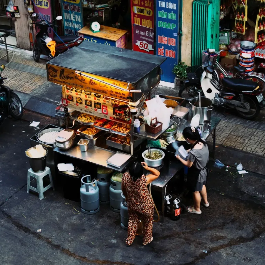 Góc sân ngoài trời
